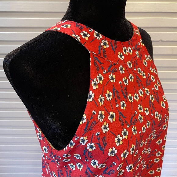 Allegra Massetti Made In Italy Sleeveless Maxi Dress Floral Design Like New - Picture 9 of 11